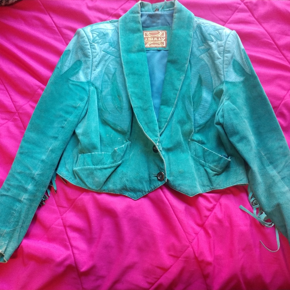 Boar Suede Leather Jacket